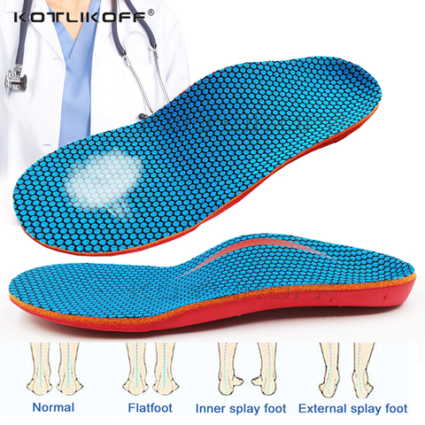 KOTLIKOFF 3D Semelles Orthopédiques plat pieds pour enfants et Enfants Arch Support semelle pour X-Jambes enfant chaussures orthopédiques Soins Des pieds ► Photo 1/6