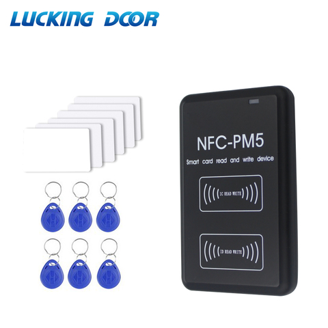 Duplicateur de cartes NFC PM5 IC/ID, double fréquence, 125KHZ, 13.56MHZ, lecteur RFID, écriture complète, fonction de décodage, copieur de cartes ► Photo 1/6