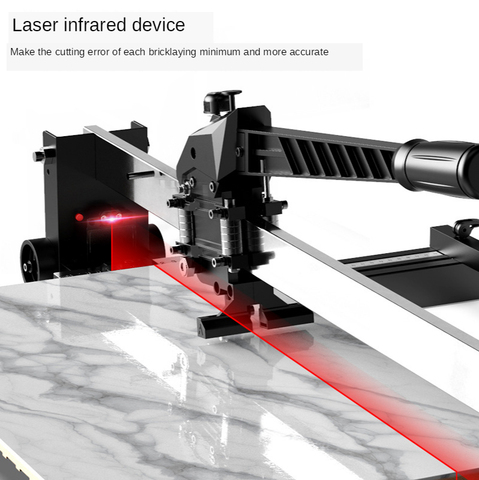 Coupe-carrelage manuel, couteau à pousser pour carreaux à double piste, outil laser de haute précision pour carrelage au sol ► Photo 1/4