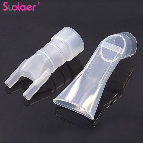 2 pièces adulte enfant bouche Tube pour inhalateur ensemble compresseur nébuliseur accessoires universel inhalateur nébuliseur embout ménager ► Photo 1/6