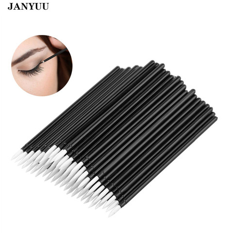 50pcs pinceaux d'eyeliner jetables, applicateur individuel, en fibre super fine, pour Eye-Liner, liquide, brosse professionnelle ► Photo 1/6