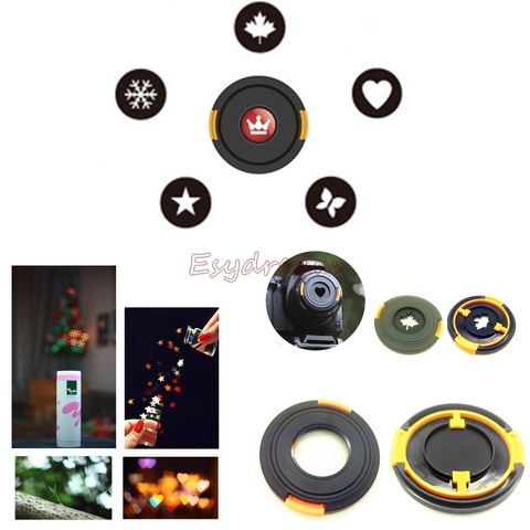 Bokeh Master Kit Bokeh Effet Bouchon Objectif Filtre pour Artistique Romantique Nuit Scène Photographie Canon Nikon Yongnuo Lentilles ► Photo 1/5