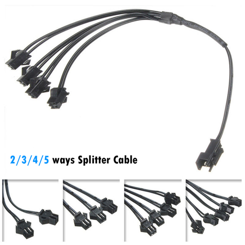 2/3/4/5 manière diviseur connecteurs câble pour EL fil néon lumière LED raccords de câblage fendant le fil ► Photo 1/6