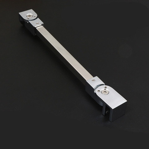 Barre/clip fixe de porte en verre de douche en acier inoxydable, barre de support en verre de salle de bain, longueur 30/60/70cm(LG002) ► Photo 1/6