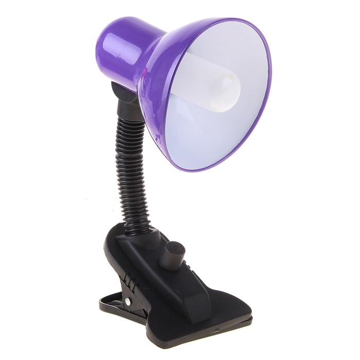 Lampe de Table sur une pince à linge violet, violet lampe lampes de bureau ► Photo 1/3