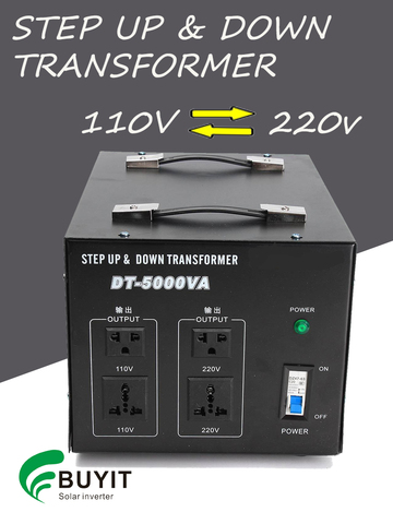 Transformateur 220V-110V 5000VA, convertisseur de puissance, pour régulateur de tension robuste, 220V auf 110V ► Photo 1/5