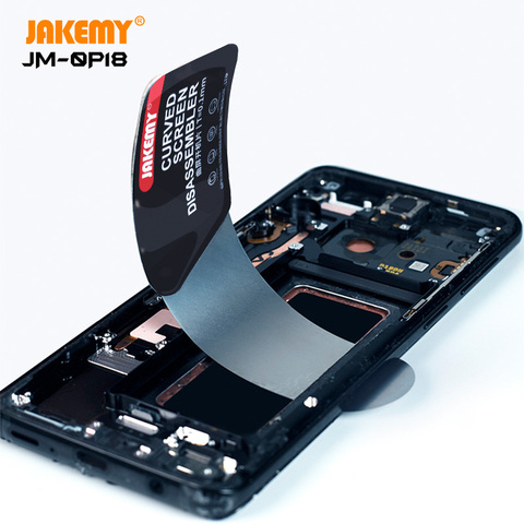 JAKEMY-lame en métal de 0.1 Mm, outil de démontage sûr pour écran incurvé téléphone portable ► Photo 1/6