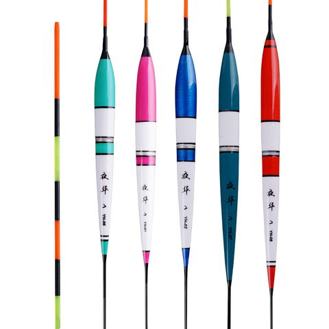 Flotteurs de pêche Balsa électriques 1 pièce + 1 Tube de flotteur, Bobber d'eau douce, bouée lumineuse de nuit, matériel en eau peu profonde sans batterie ► Photo 1/6
