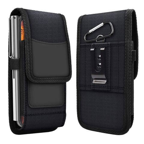 Universel téléphone portable sac ceinture taille Packs Oxford tissu téléphone portable sac porte-carte homme téléphone pochette poche sac à main sac à main pour homme ► Photo 1/6