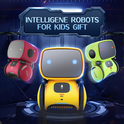 Robots intelligents, jouets, Version russe et anglaise, Robot RC interactif, contrôle vocal, cadeau de noël ► Photo 1/6