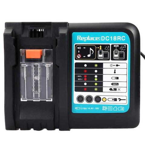 Battery Charger for Makita 14V-18V BL1815 BL1840 BL1830 DC18RC Replacement Accessories ► Photo 1/6