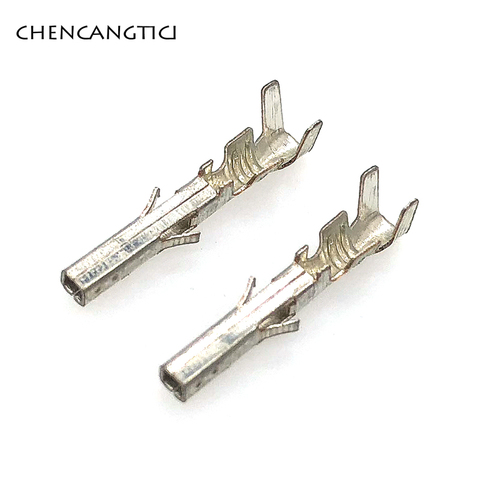 50 pièces cuivre sertissage Terminal métal broches ordinateur 4.2 MM connecteur bornes femelle aiguille broche bas pied L15 5556 5557 ► Photo 1/4