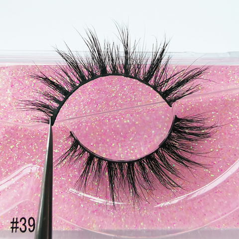 3D cils vison cils maquillage à la main pleine bande cils sans cruauté luxe vison cils maquillage cils maquiagem faux cils ► Photo 1/6