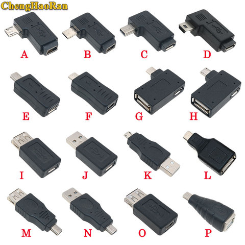 ChengHaoRan-imprimante mâle femme 2.0, Mini USB ou adaptateur de chargement pour téléphone MP5, prise USB, connecteur d'alimentation ► Photo 1/2