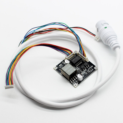 Module de vidéosurveillance POE, carte PCB Power Over Ethernet 12V, sortie intelligente POE/at pour caméra ip avec câble POE résistant aux intempéries ► Photo 1/6