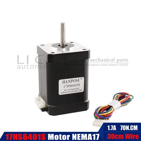 Moteur Stepper moteur Nema 17 | 1 pièce, moteur n 0,0, CM moteur Nema 17, moteur imprimante 3D, 1 pièce ► Photo 1/6