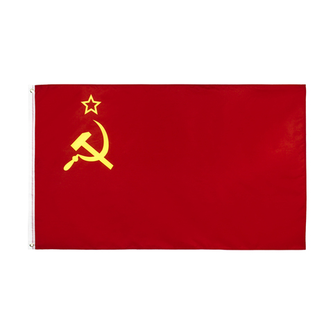 Johnin-drapeau de l'union soviétique des républiques socialistes, rouge CCCP, 90x150cm ► Photo 1/6
