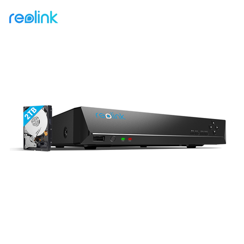 Reolink 8ch DVR pour Reolink 4MP/5MP/4K caméra ip P2P 24/7 H.264 enregistreur vidéo 2 to HDD RLN8-410 NVR ► Photo 1/6