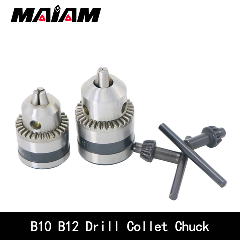 100% nouveau B10 B12 perceuse mandrin 0.6-6mm 1.5-10mm Mount B10 B12 moteur conique clé à clé outils électriques pour Morse series MT1/2/3/4 ► Photo 1/6