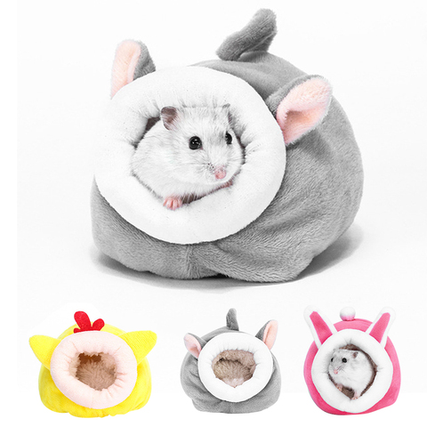 Hamster maison cochon d'inde Hamster coton maison lit pour animaux de compagnie maison petit Animal nid hiver chaud pour rongeur/cochon d'inde/Rat/hérisson ► Photo 1/6