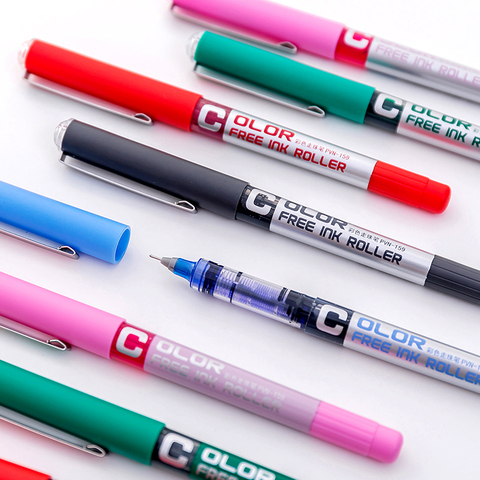 Ensemble de stylo Gel 7 couleurs stylos à bille à encre libre Signature haute qualité papeterie accessoires de bureau fournitures scolaires A6974 ► Photo 1/6