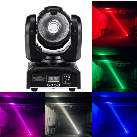 60 w LED Spot Moving Head Light dj contrôleur LED lampe Lumière 60 w RGBW 4in1 spot Faisceau mini led lumière principale mobile ► Photo 1/6