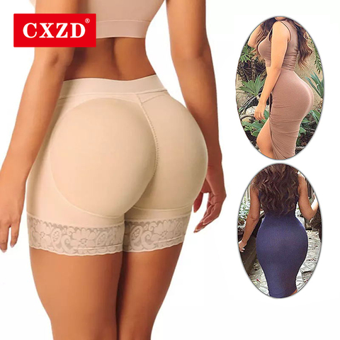 CXZD femmes Shaper rembourré bout à bout culotte bout à bout rehausseur de hanche faux hanche Shapwear sous-vêtements slips Push Up culotte ► Photo 1/6