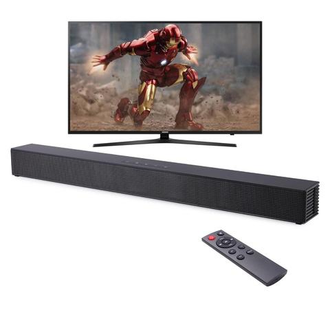 Barre de son TV murale Home cinéma 40W haut-parleur Bluetooth Support optique Coaxial HDMI-compatible AUX avec caisson de basses pour TV PC ► Photo 1/6