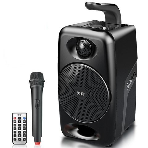 SOAIY – haut-parleur Bluetooth sans fil SH36, Portable, pour l'extérieur, Radio FM, carte TF, stéréo 3D, caisson de basses de grande puissance ► Photo 1/6