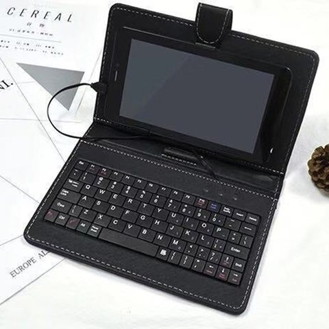 Étui en cuir pour clavier universel, 7 pouces, 7.85 pouces, 8 pouces, 9 pouces, 9.7 pouces, 10.1 pouces, pouces ► Photo 1/6