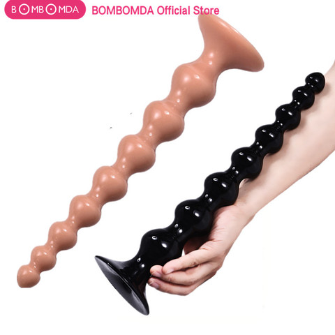 Boules anales de 37cm, perles g spot, fiche anale Super longue, massage de la prostate, dilatateur de l'anus, jouets sexuels pour femmes et hommes godemichet anal ► Photo 1/6