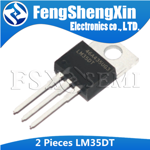 2 pièces LM35DT TO220 LM35 À-220 LM35D Précision Centigrades Température Capteurs ► Photo 1/1