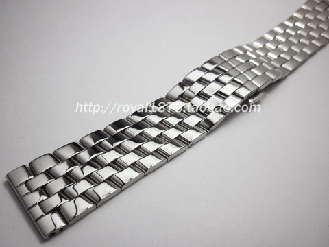 Bracelets de montre de luxe en acier inoxydable solide, 20 22 24mm, haute qualité, pour Armani/Casio/Fiyta Seiko omega Longines ► Photo 1/1