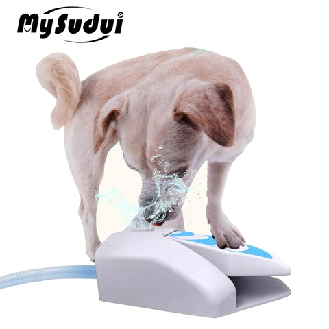 Fontaine à eau automatique pour animaux de compagnie, bol distributeur d'eau interactif pour chien, chat d'extérieur, fournitures pour animaux de compagnie ► Photo 1/6