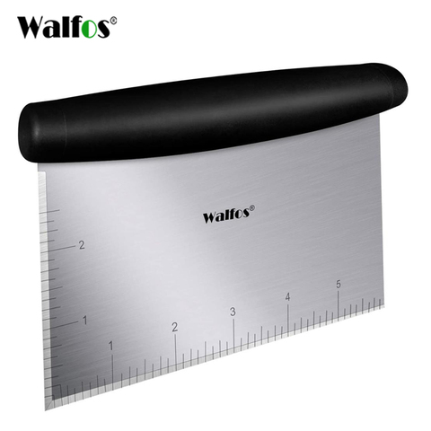 Walfos acier inoxydable coupe-pâte pâtisserie spatule Pizza grattoir Fondant gâteau décoration outils cuisine accessoire cuisson coupeurs ► Photo 1/6