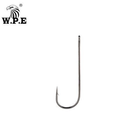 W.P.E – hameçon de pêche en acier à haute teneur en carbone, 3packs/5packs/lot, hameçon de pêche à la mouche, à tige longue, anneau, 8 #-4/0 # ► Photo 1/6