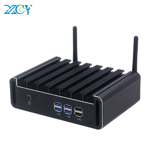 XCY-Micro-ordinateur de bureau WiFi, Mini PC Intel Core i7 4500U i5 4200U i3 4010U HDMI VGA 4 * USB3.0 2 * USB2.0 ► Photo 1/6