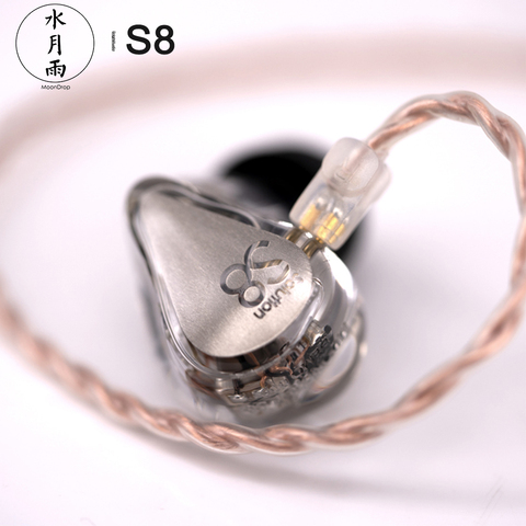 Moondrop S8 nouveau phare Hifi Audio 8BA pilote In-oreille moniteur écouteur IEM avec 2 broches/0.78mm câble détachable ► Photo 1/6