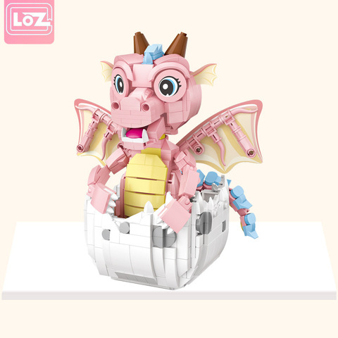 LOZ – blocs de construction en briques, jouet pour enfants, modèle de Dragon mignon, cadeaux pour filles, 1122 ► Photo 1/6