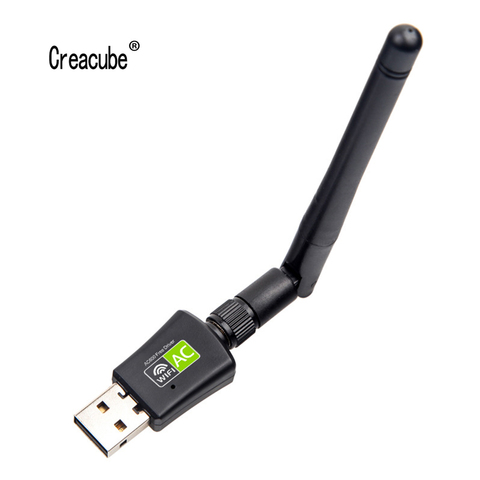 Creacube lecteur gratuit USB Wifi adaptateur pilote sans fil Wi-Fi USB Dongle carte réseau Wi-Fi récepteur Lan Ethernet carte pour PC ► Photo 1/6