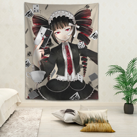 Tenture murale personnalisée avec dessin animé Danganronpa, tapisserie décorative de fond imprimée, différentes tailles, offre spéciale ► Photo 1/6