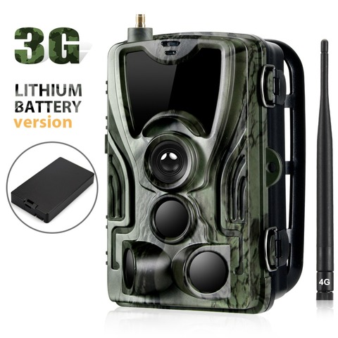 Caméra cellulaire pour sentier de chasse, résolution de 16 MP, avec batterie de 5000 mAh, idéale pour surveiller les pièges, 3G, SMS, MMS, SMTP, HC801G ► Photo 1/6