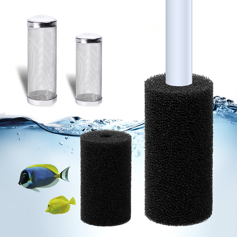 Filtre d'aquarium 6 types, couvercle protecteur d'admission d'eau, éponge en acier inoxydable, réservoir de crevettes de poisson, accessoires de filtre d'étang ► Photo 1/6