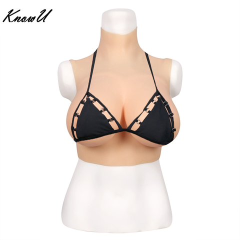 Knowwu – faux seins Dragqueen E Cup en Silicone, formes de seins, seins transsexuels, rehausseur de seins ► Photo 1/6