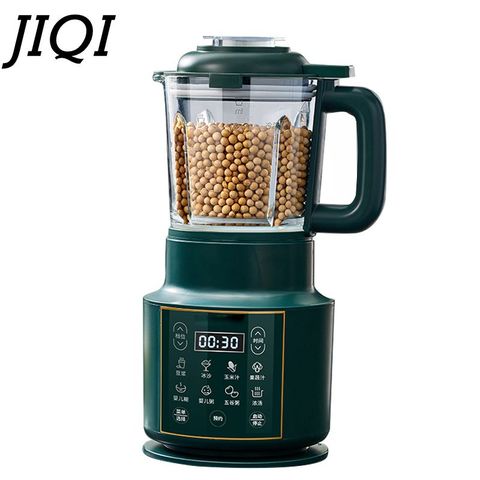 JIQI – Machine automatisée pour le lait de soja, 1,75 l, appareil pour fabriquer du lait de soja, pour confitures, Milk-shakes, bouillie, broyeur de grains, presse-agrumes, sans filtre ► Photo 1/4