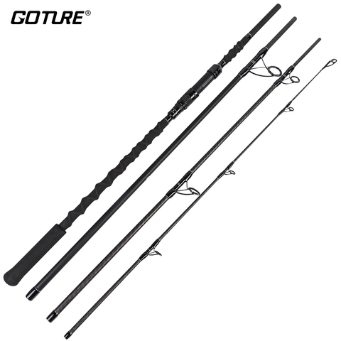 Goture – canne à pêche Spinning et Casting Bravel Surf, 4 pièces, 2.74m, 3.00m, 3.35m, 3.66m, en Fiber de carbone ► Photo 1/6