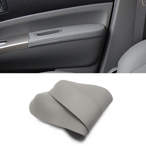 Couverture de panneau d'accoudoir de porte avant en cuir microfibre, garniture de protection pour Toyota Prius 2004 2005 2006 2007 2008 2009 2 pièces ► Photo 1/6