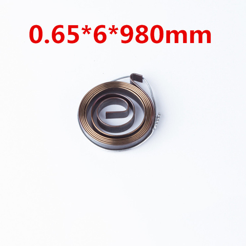 Pas cher plat bobine en spirale de ressort ressorts, 0.65*6*980mm, Type S25 ► Photo 1/2