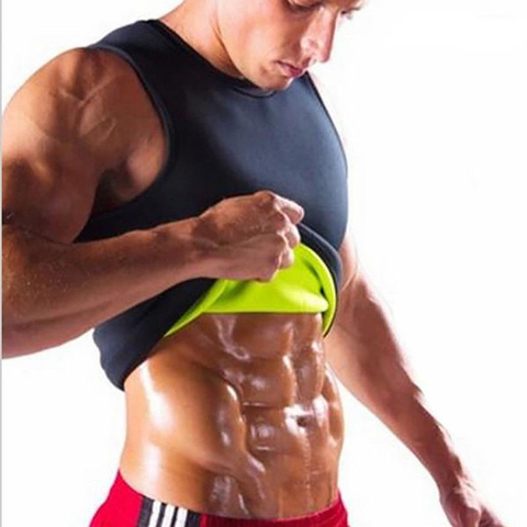 Corset de gymnastique en néoprène pour hommes, nouvelle mode Sauna thermo-transpirant, modelant le corps, taille Slim, gilet grande taille ► Photo 1/6