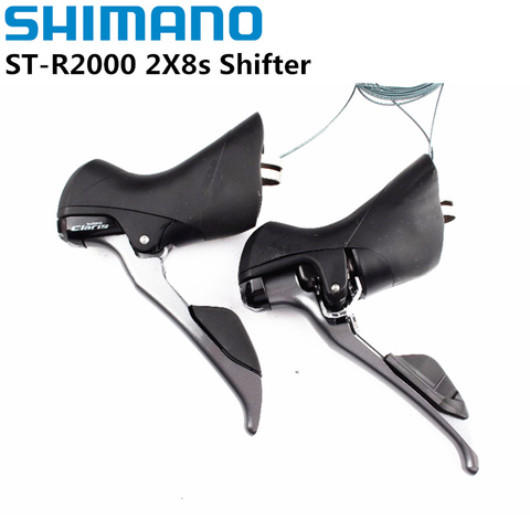 SHIMANO CLARIS-leviers de vitesse 2x8 vitesses, pour dérailleur de vélo de route, R2000 manette de vitesse ► Photo 1/5